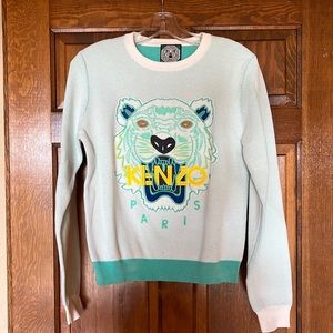 Kenzo L sweater with signature tiger logo